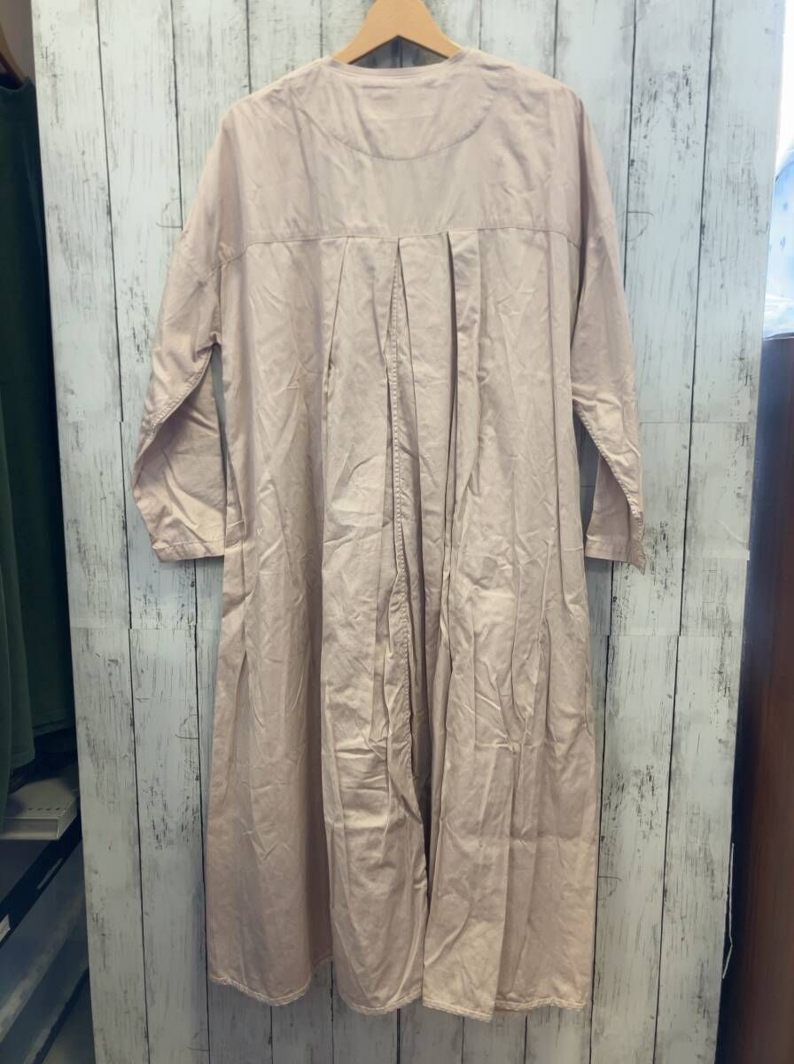 ﾊｰﾍﾞｽﾃｨ 長袖ﾜﾝﾋﾟｰｽ ﾋﾟﾝｸﾍﾞｰｼﾞｭ A 42001-14 第3ﾎﾞﾀﾝほつれ ｱﾄﾘｴﾛｰﾌﾞ 日本製