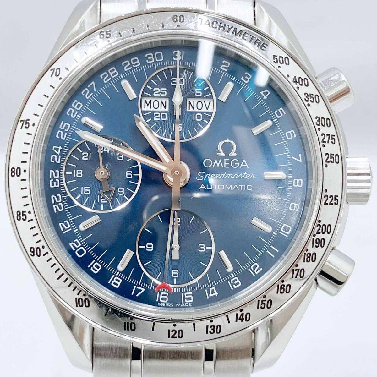 OH済 OMEGA オメガ SpeedMaster スピードマスター 3523.80 自動巻 研磨済み 機械式 腕時計