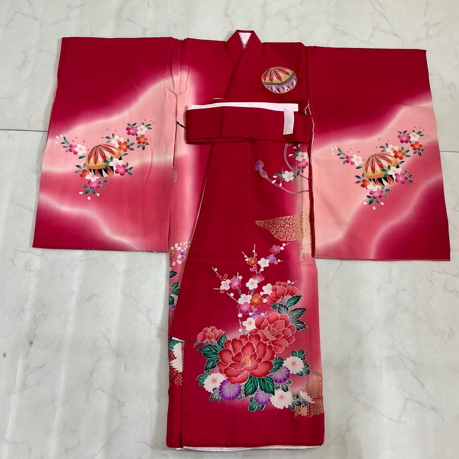 ◇kimono+one◇美品◇産着◇お宮参り◇正絹◇長襦袢付き◇七五三