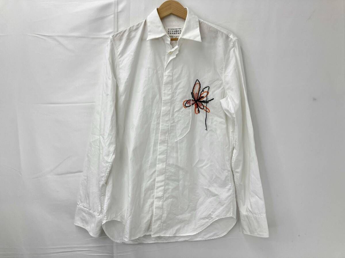 Maison Margiela 18ss フラワー刺繍シャツ Maison Margiela 18ss 