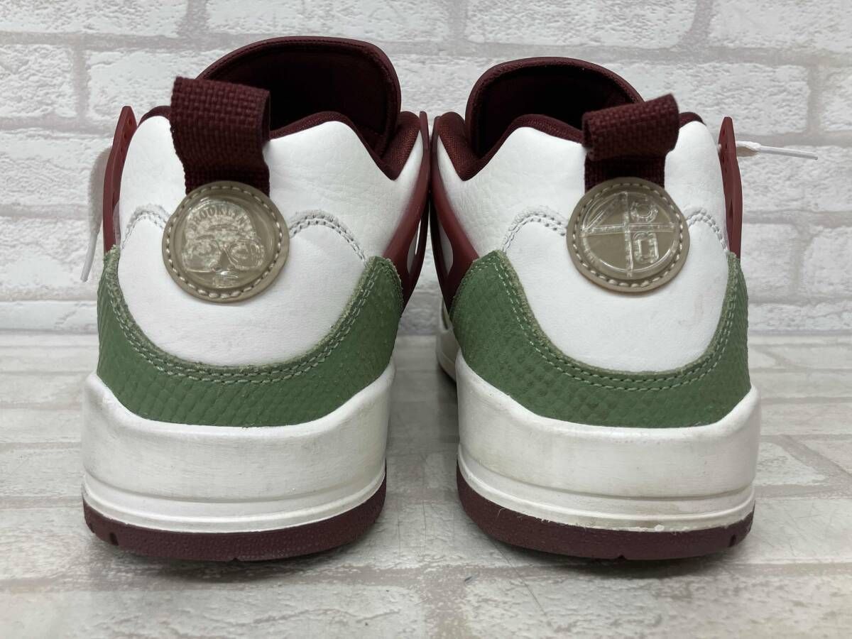  NIKE JORDAN SPIZIKE LOW CNY SAIL|MTLC GOLD GRAIN-OIL GREEN ナイキ ジョーダン スパイジーク スニーカー 29 cm スニーカー 靴