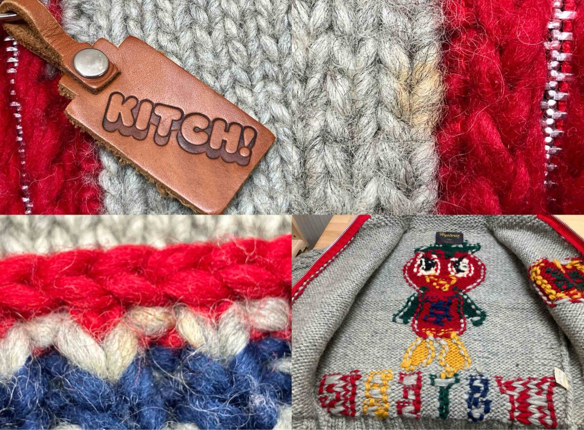 Hysteric ヒステリックグラマー トマトバード カウチンニット