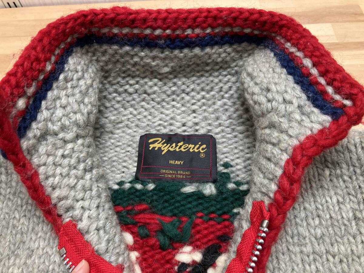 Hysteric ヒステリックグラマー トマトバード カウチンニット