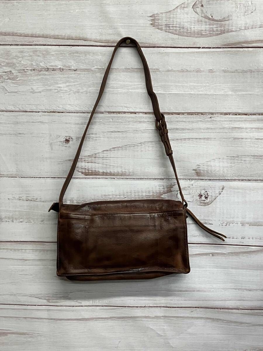 genten ゲンテン ショルダーバッグ ダークブラウン系 - メルカリ