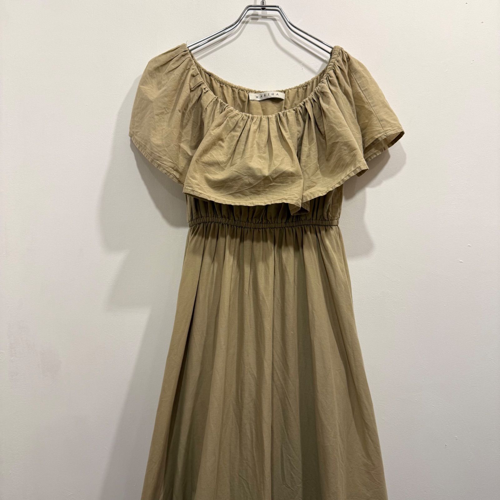 MARIHA ワルツのドレス ワンピース 2way オフショル ギャザー