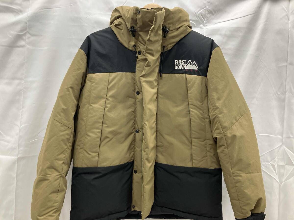 FIRST DOWN × FREAKS STORE ダウンジャケット 184-3529 表記サイズM カーキ