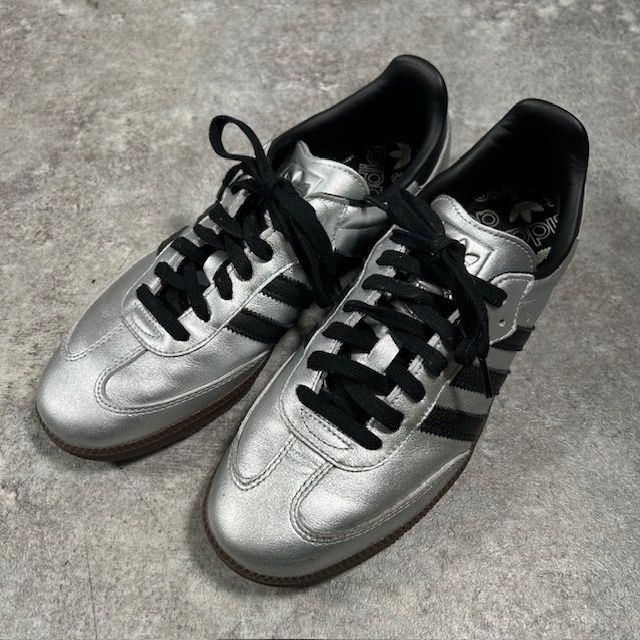 adidas アディダス SAMBA OG サンバ Sneakers スニーカー シルバー 銀 ローカットスニーカー 27.5 cm メンズ ストリート
