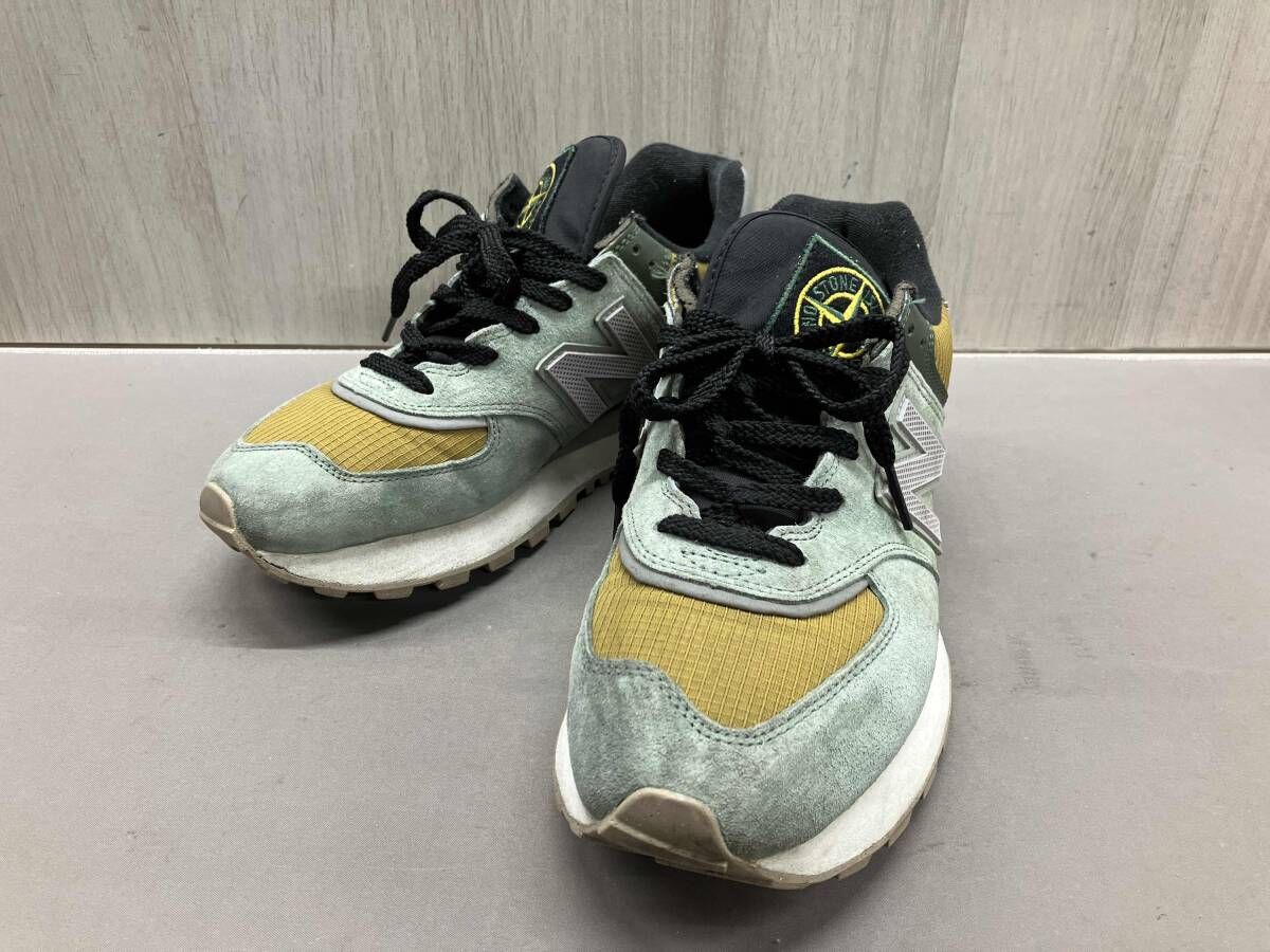 balance ニュー ンス × Stone Island 574 Legacy Green Clay 26.5 cm