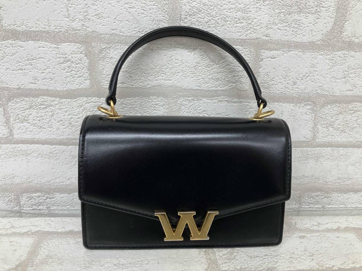 アレキサンダーワン レガシー ショルダーバッグ ミニバッグ ブラック レザー レディース