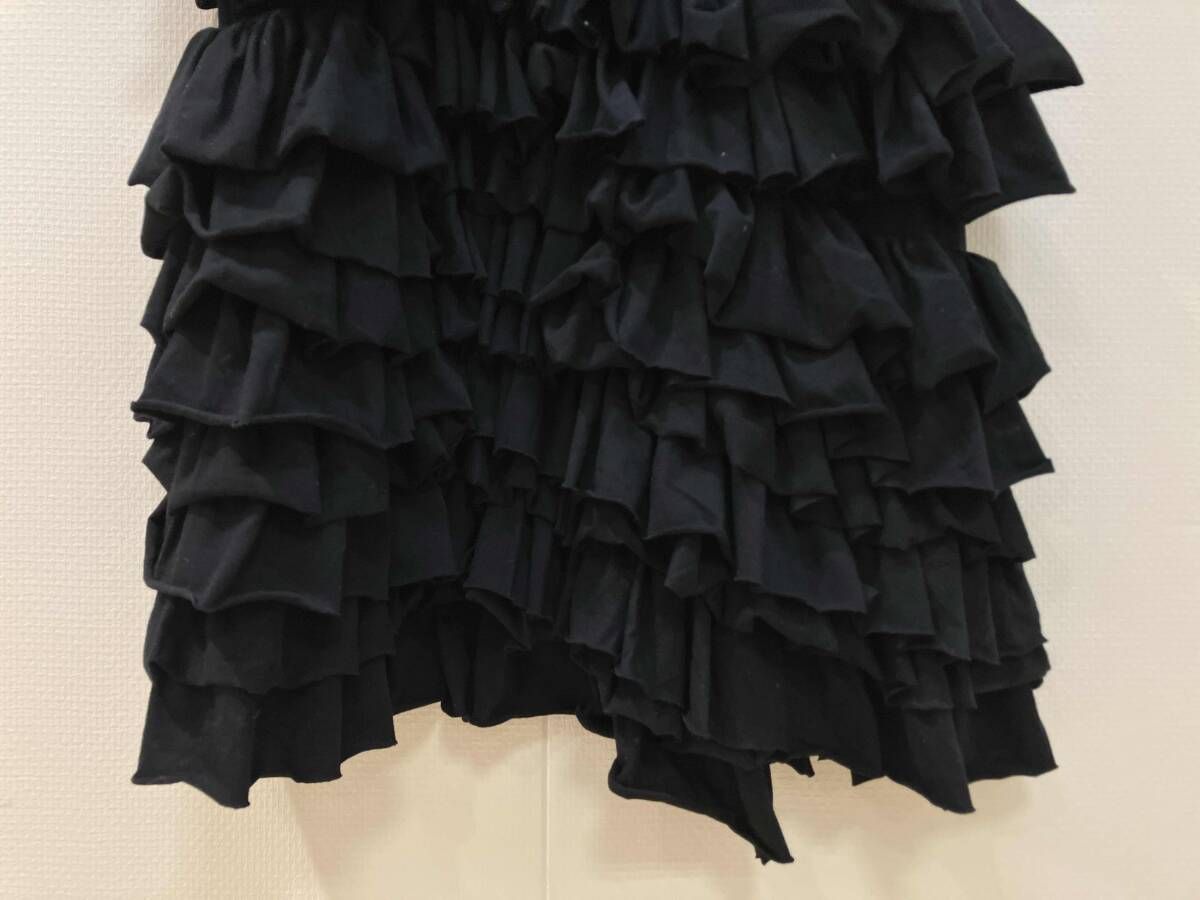 Cygne シーニュ ティアードフリルノースリーブワンピース サイズフリー  