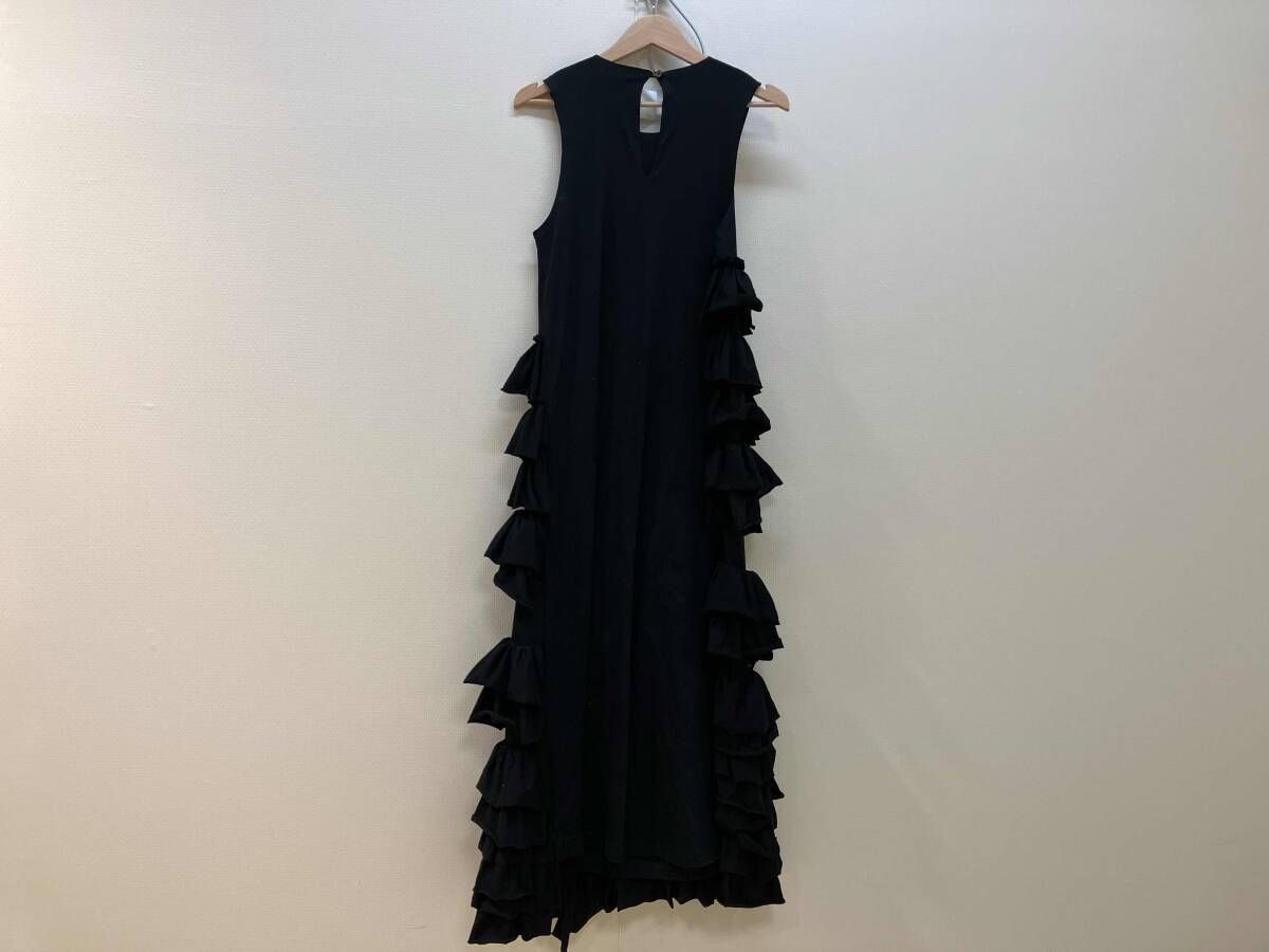 Cygne シーニュ ティアードフリルノースリーブワンピース サイズフリー  