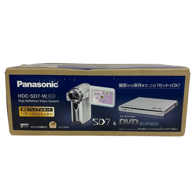 新品未開封】Panasonic パナソニック HDC-SD7-W デジタルビデオカメラ