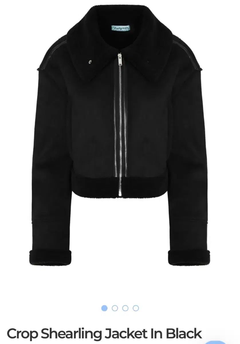 ペイルジェイド ムートン ジャケット ブラック