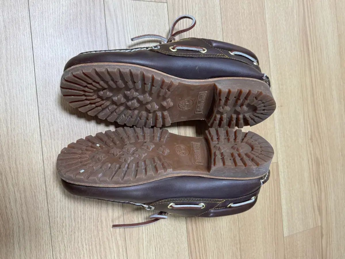  Timberland ボート シューズ ブラウン 255 ローファー ブーツ 革靴