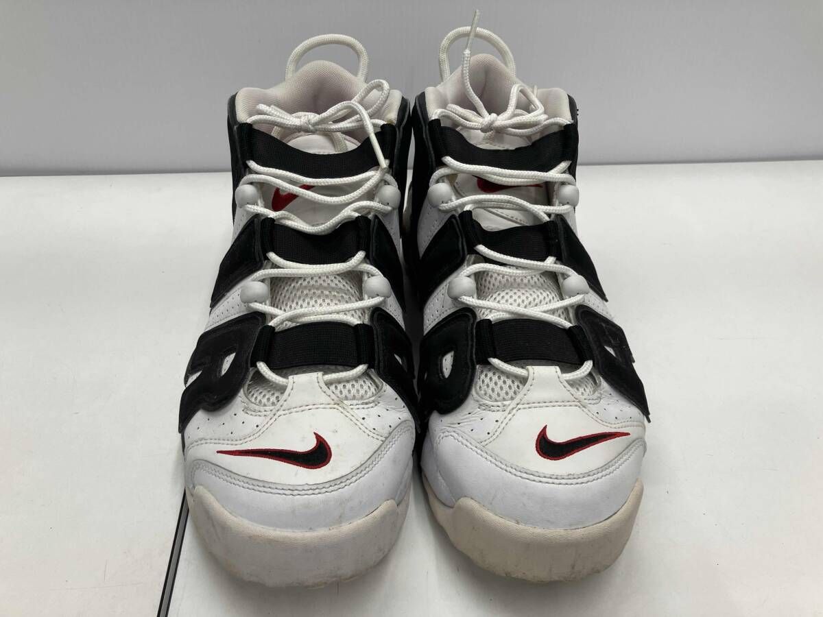 NIKE ナイキ AIR MORE UPTEMPO WHITE BLACK RED エアモアアップテンポ ホワイト ブラック 414962 105 29 cm