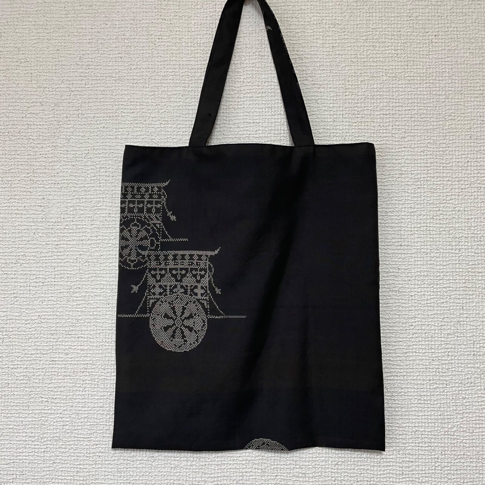 着物に近い所作 4WAY 茶道お稽古ワンピース （ 本場大島紬・御所車・LL