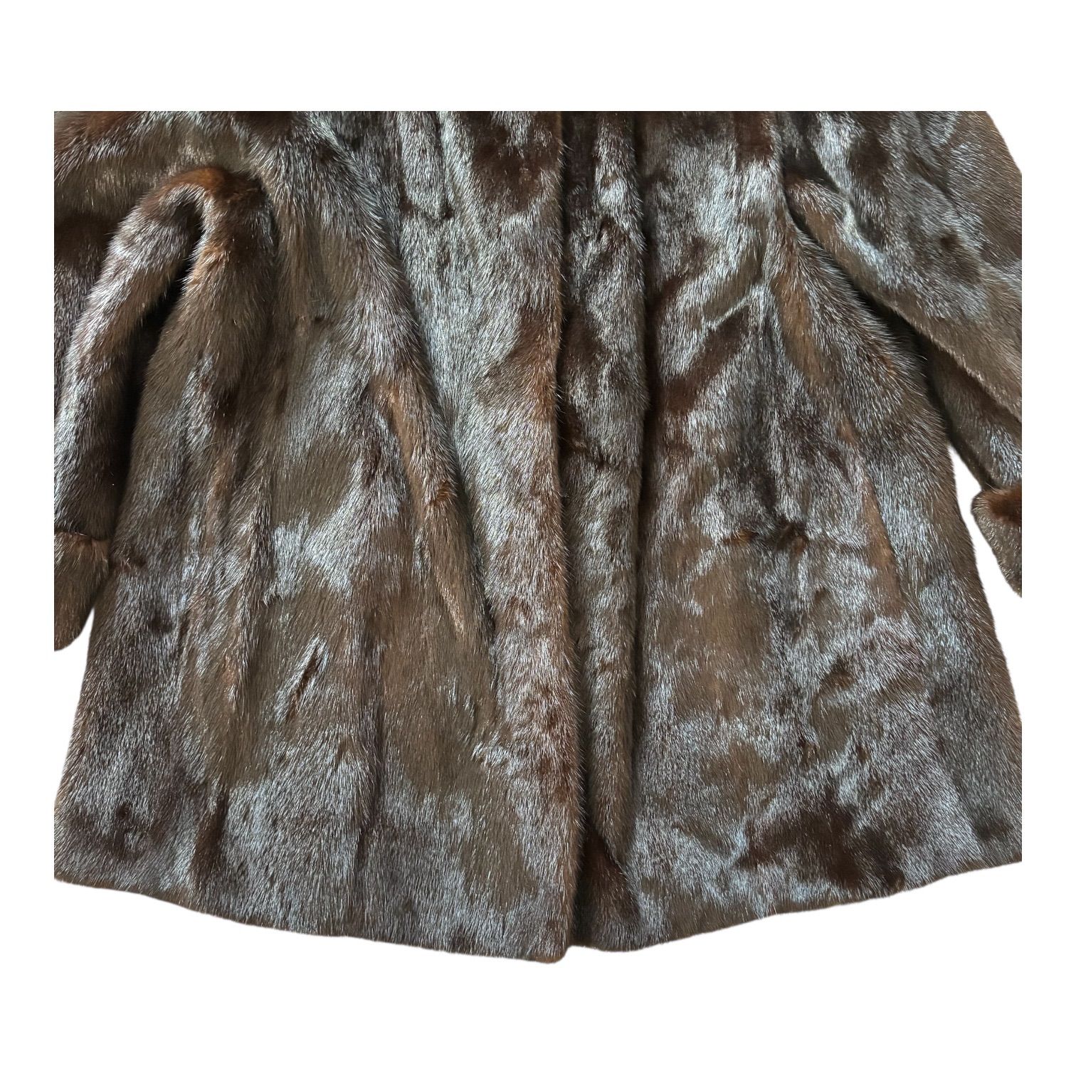 EMBA Best Quality エンバ ミンクファーコート ダークブラウン 高級