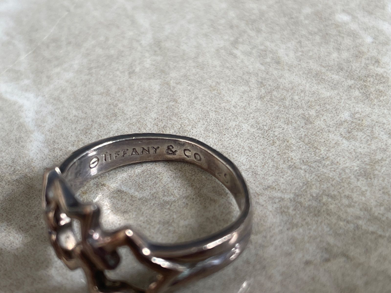 TIFFANY&Co.ティファニー トリプルスター10号シルバー925 シルバー 