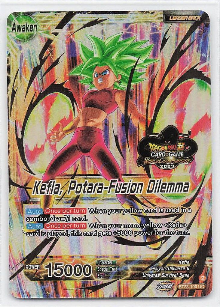 バンダイ プロモ BT 23 100 Kale Caulifla UC