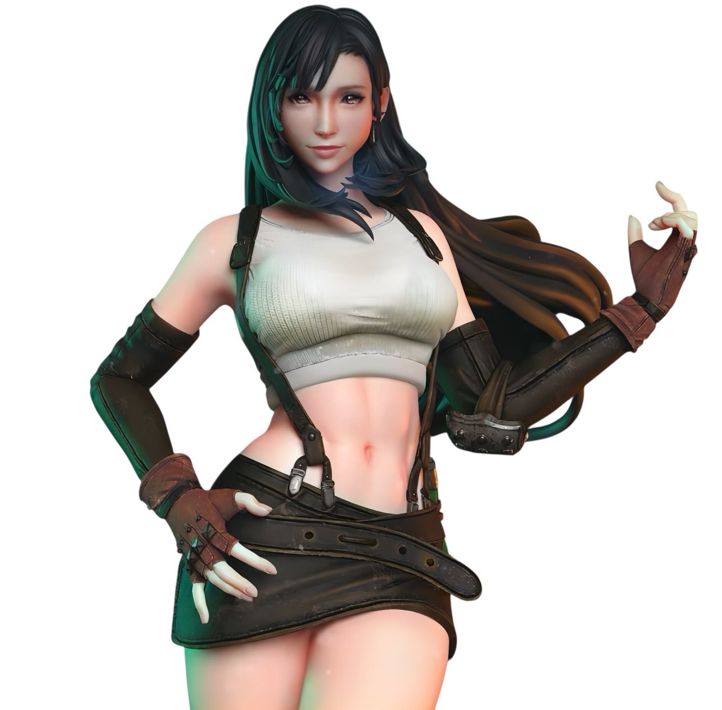 ガレージキット フィギュア 未塗装 FF ティファ 25cm - メルカリ