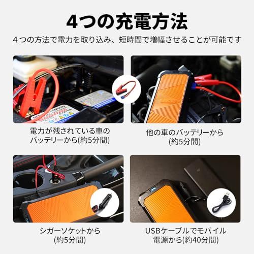  Autowit Super Cap 2 ジャンプスターター 12 V スーパーコンデンサ搭載 リチウムバッテリー無し 事前充電不要 高安全性 急速充放電 V車用エンジンスターター 最大7 0 Lガソリン車 4 Lディーゼル車対応 内蔵式スー 59735 d 75 その他 キッチン 食器