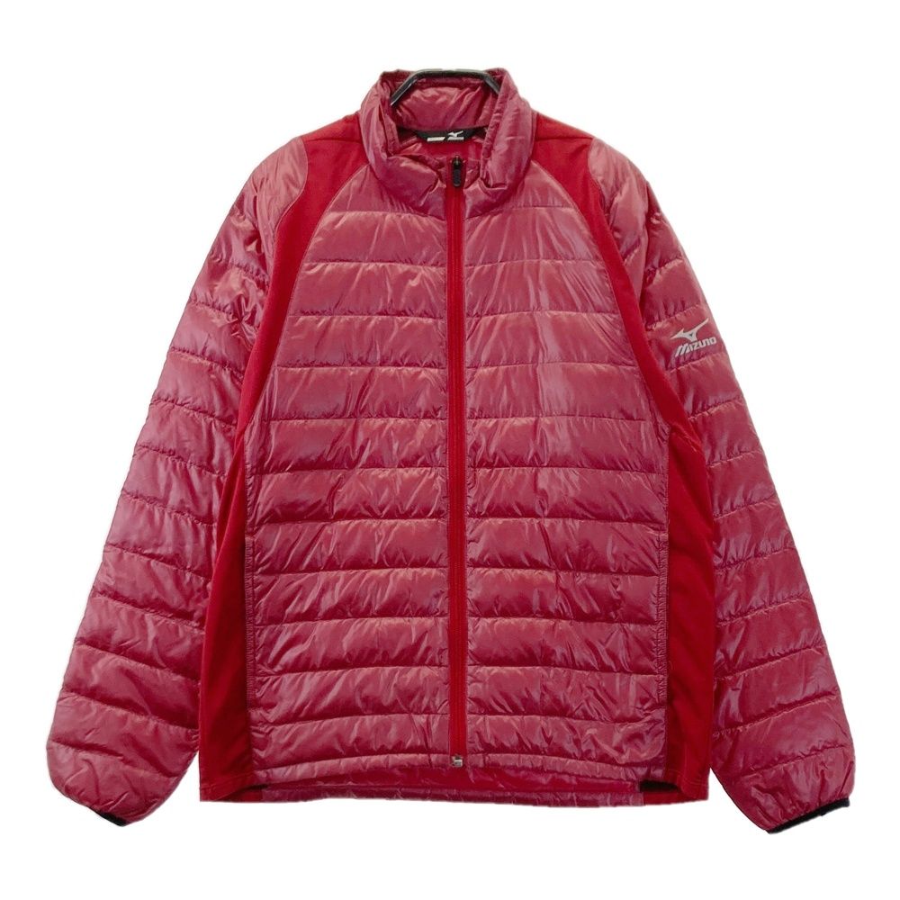 サイズ：M MIZUNO GOLF ミズノゴルフ ダウンジャケット レッド系