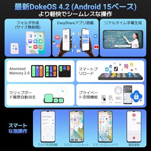  Blackview Wave 9 C SIMフリー スマホ 本体 日本版 Doke AI搭載 ChatGPT 12 GB 64 2 TB拡張 6 56インチ大画面 5000 mAhバッテリー IP 54防水防塵 顔認証 OTG GPS対応 do e 7 f 3 8 ce その他 キッチン 食器