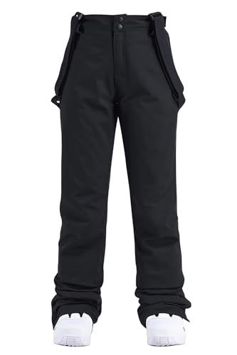 MORGEN SKY スノーボード ウェア スキーパンツ スキーウェア スノーパンツ メンズ レディース 男女兼用 防寒ズボン サスペンダー付き アウトドア サイズ調整 雪遊び 登山 撥水 防風 防寒 保温 耐磨 耐水圧10 000 mm HX 116