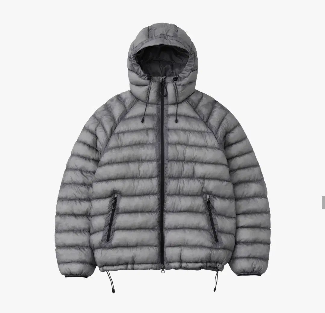 M スアレ ライト シアーシェル ダウン アウター グレー