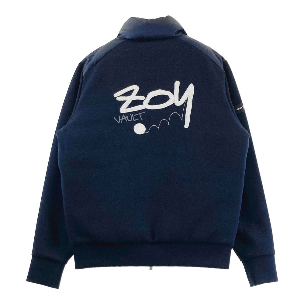 サイズ：2 ZOY ゾーイ スウェット切替 ダウンジャケット ネイビー系 