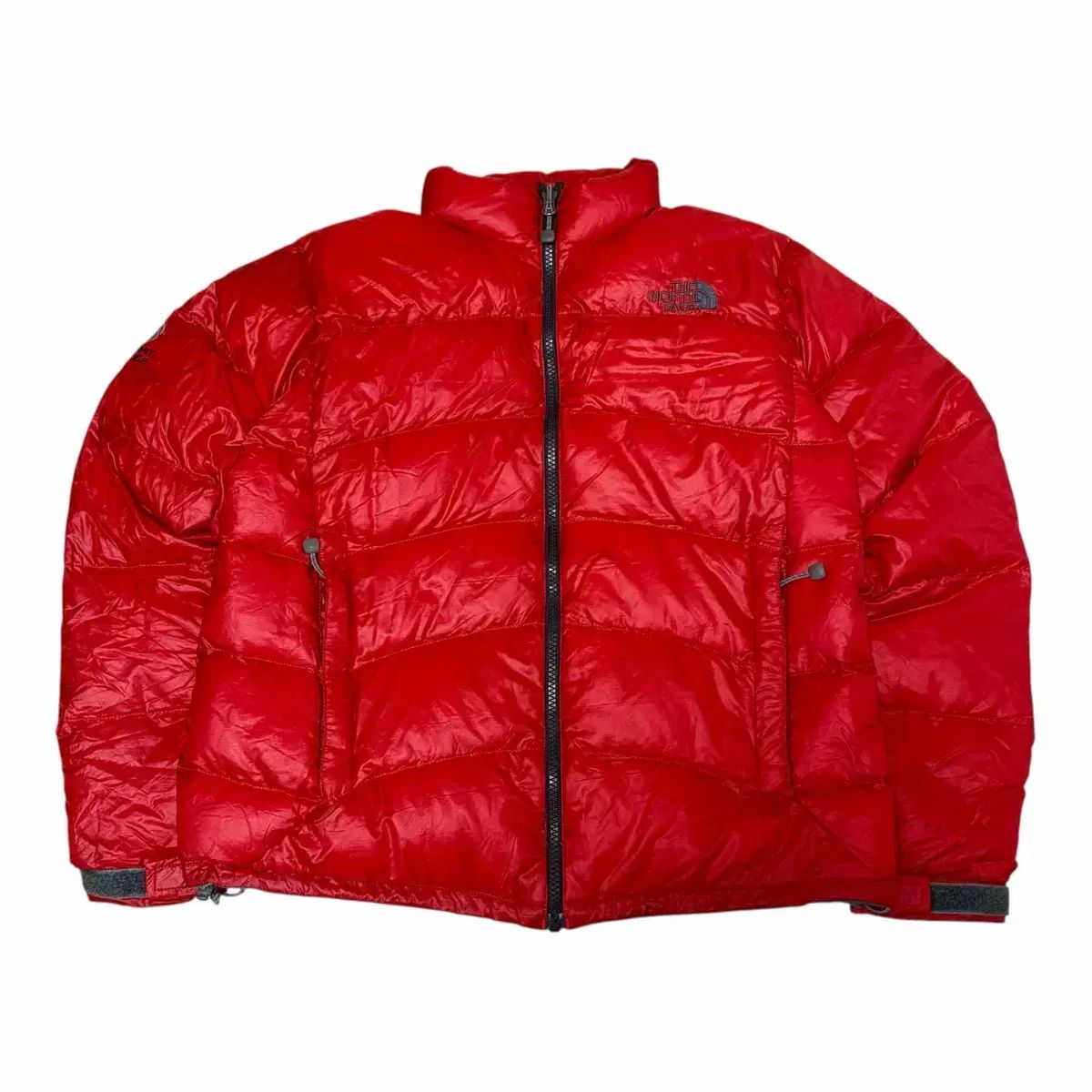 W ザノースフェイス サミット threetimes acorn さくらんぼレッド ダウン