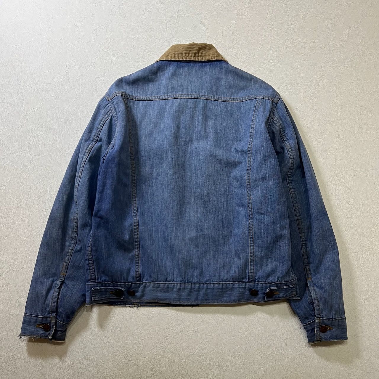60~70s ROEBUCKS Sears 襟コーデュロイ デニムジャケット ローバックス
