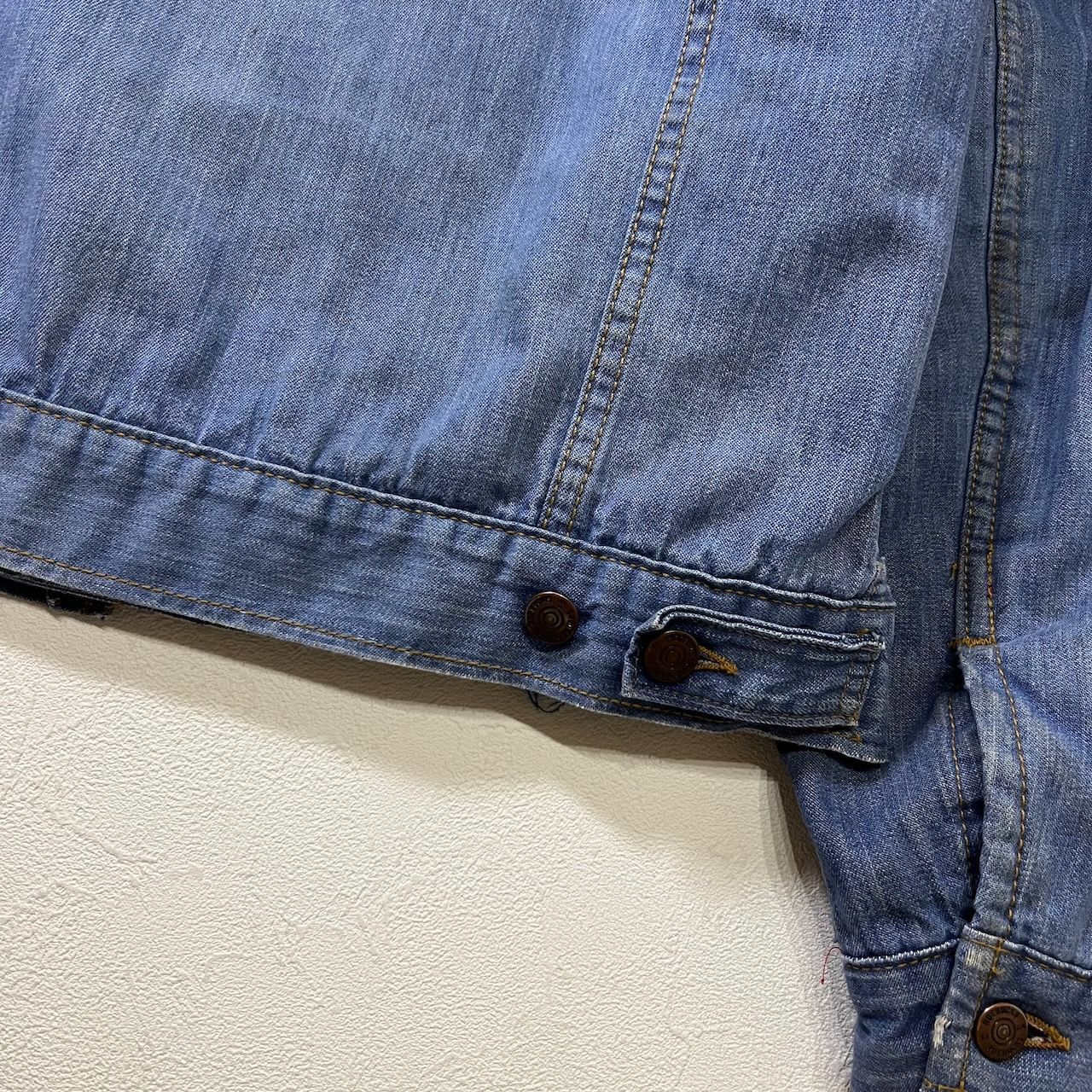 60~70s ROEBUCKS Sears 襟コーデュロイ デニムジャケット ローバックス 