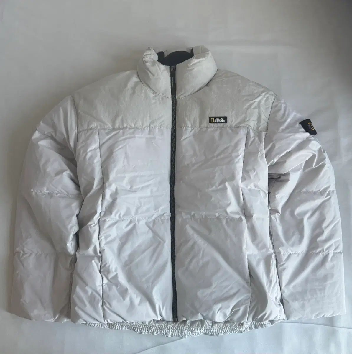 ナショナルジオグラフィック INFINIUM ダックダウン ダウン グレー xsサイズ