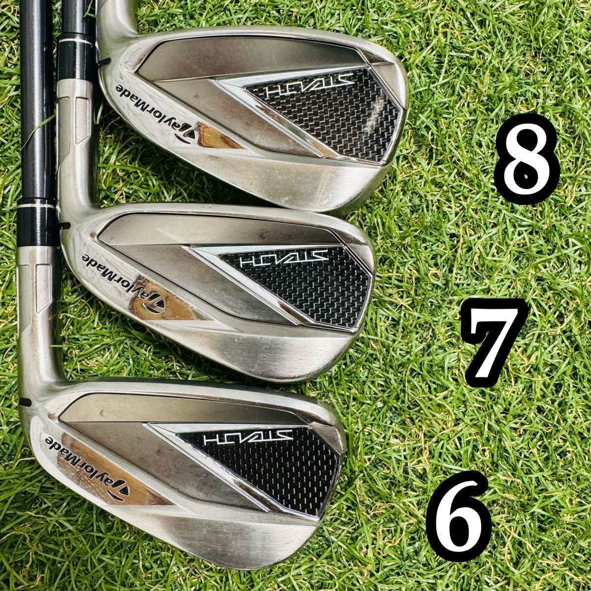良品】初心者推奨 テーラーメイド ステルス メンズアイアンセット 7本