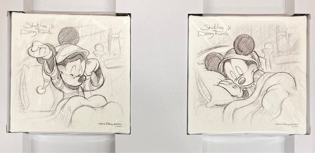 東京ディズニーリゾート アートパネル Sketches of Disney Friends