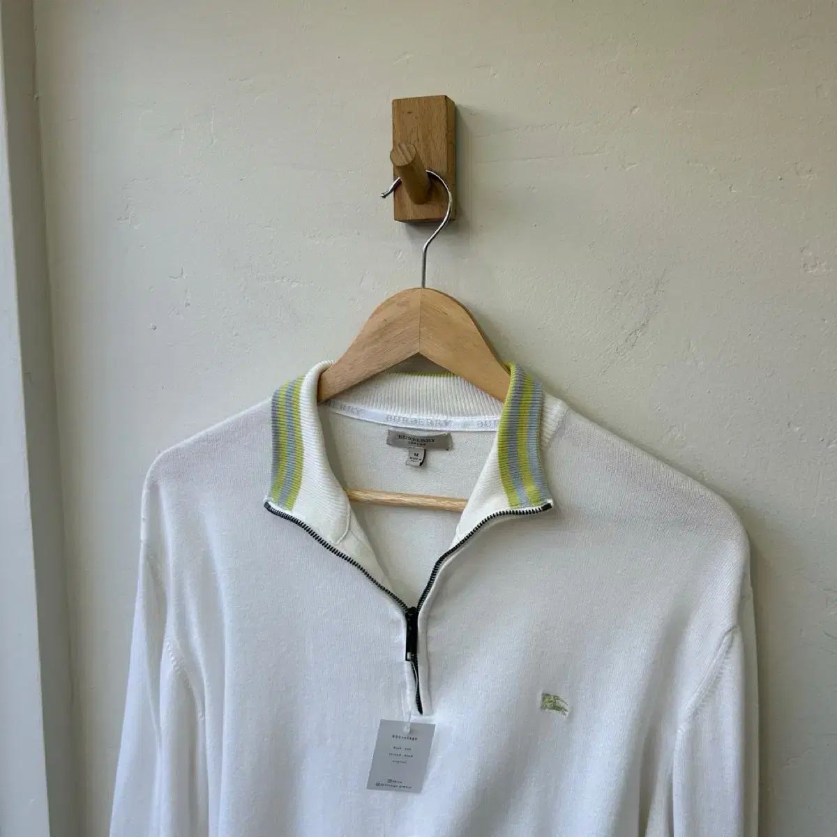 15786 - バーバリー ハーフジップ ニット