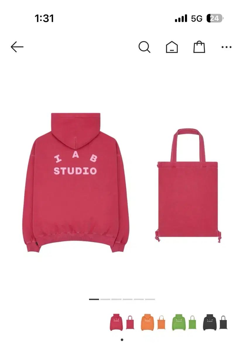 IAB Studio フーディー トートバッグ セット