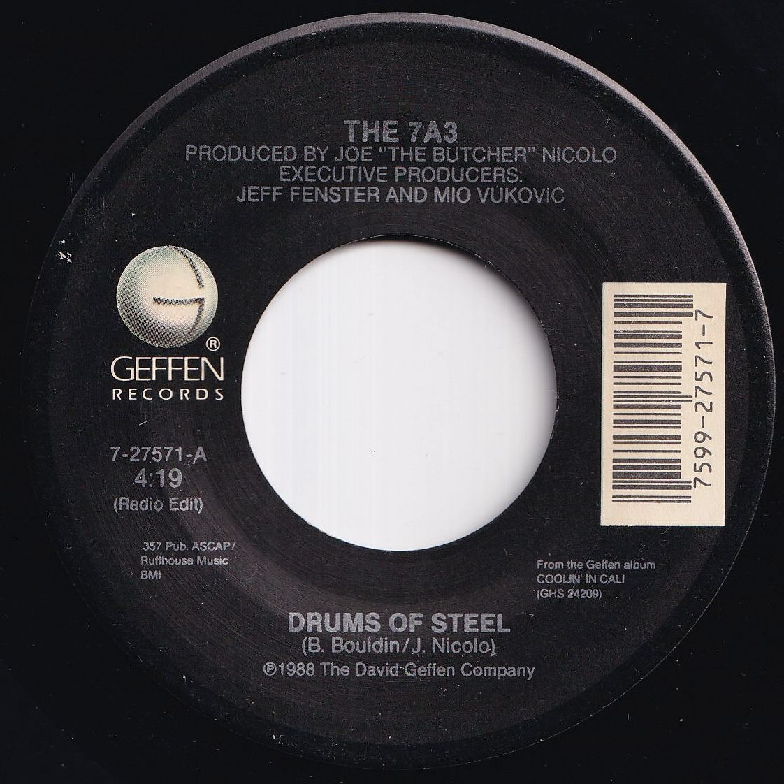 7A3 Drums Of Steel / A Man's Gotta Do What A Man's Gotta Do Geffen