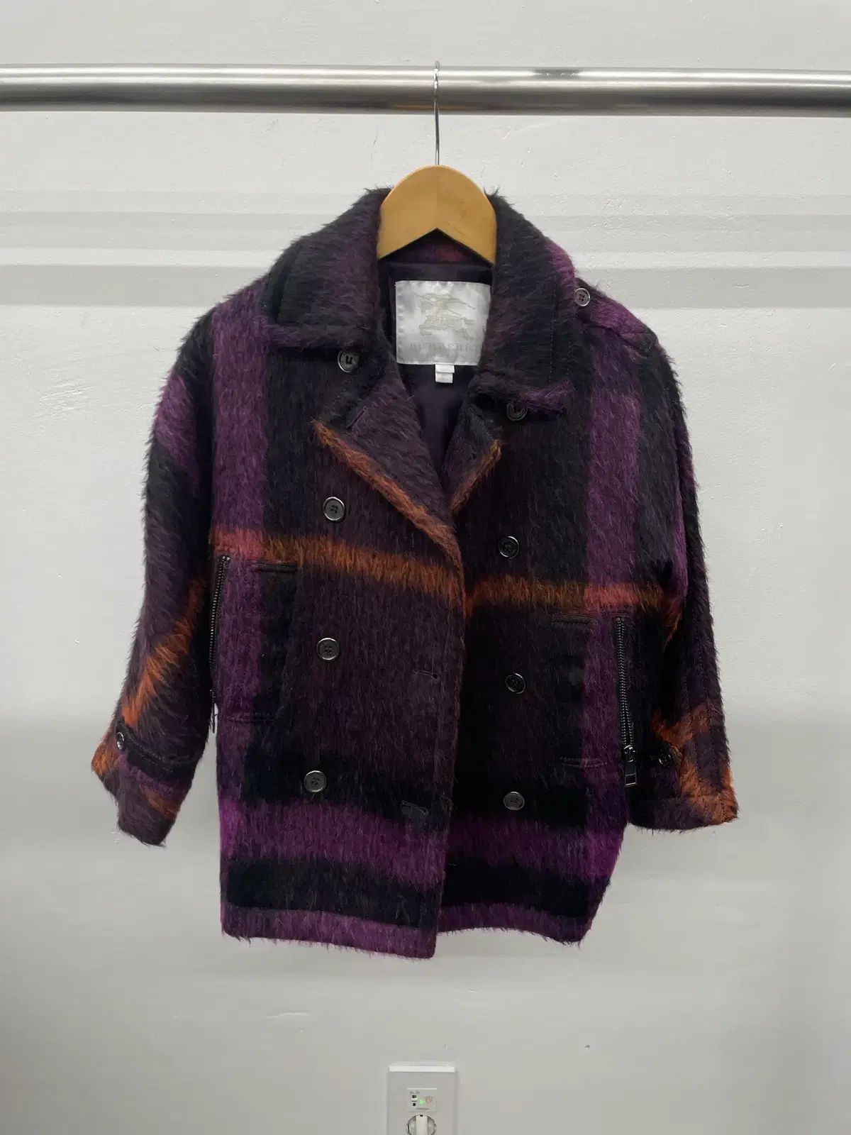 キッズ バーバリー チルドレン モヘア コート ジャケット 6 Yサイズ