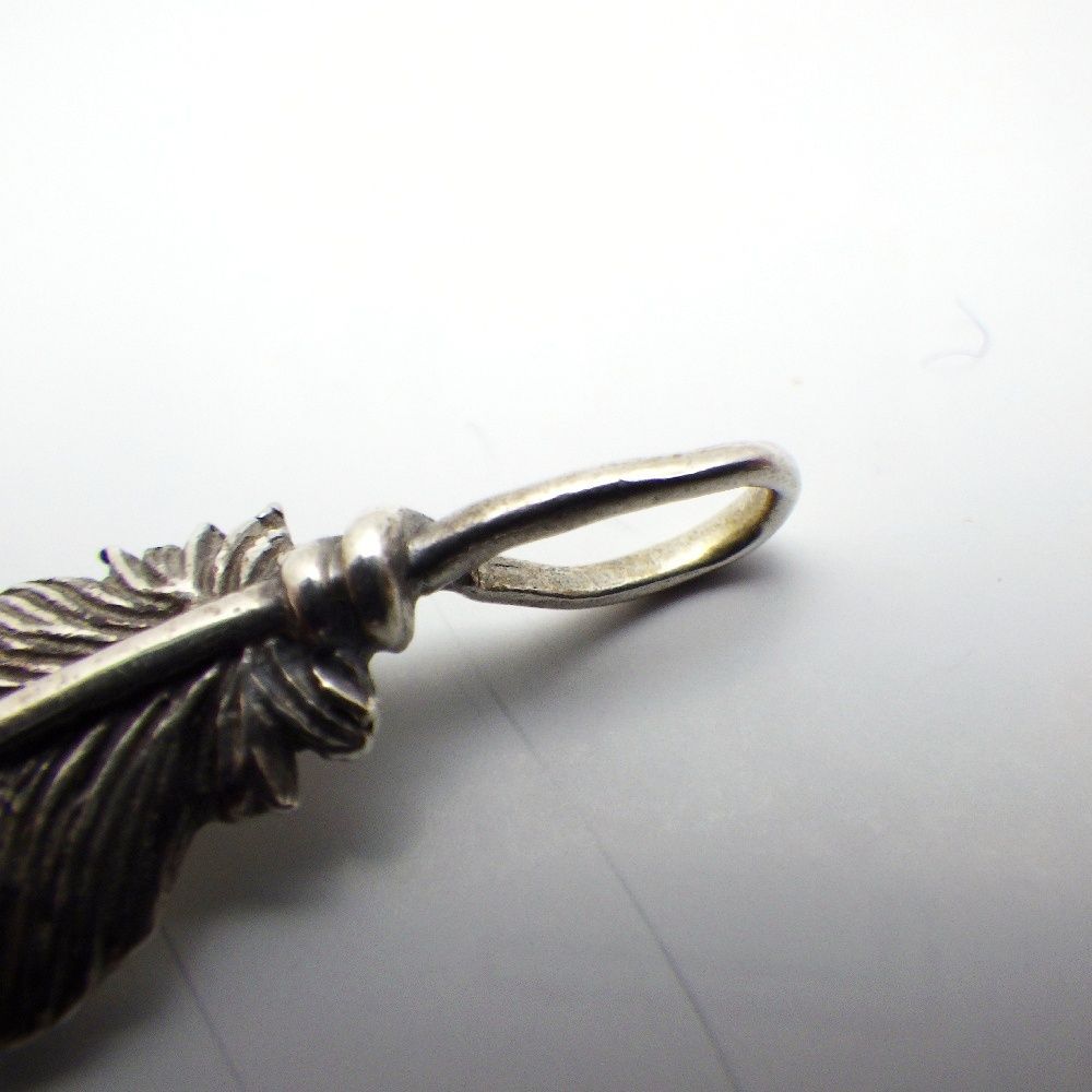 SAAD サード 925 フェザー ペンダントトップ SILVER シルバー 羽 羽根