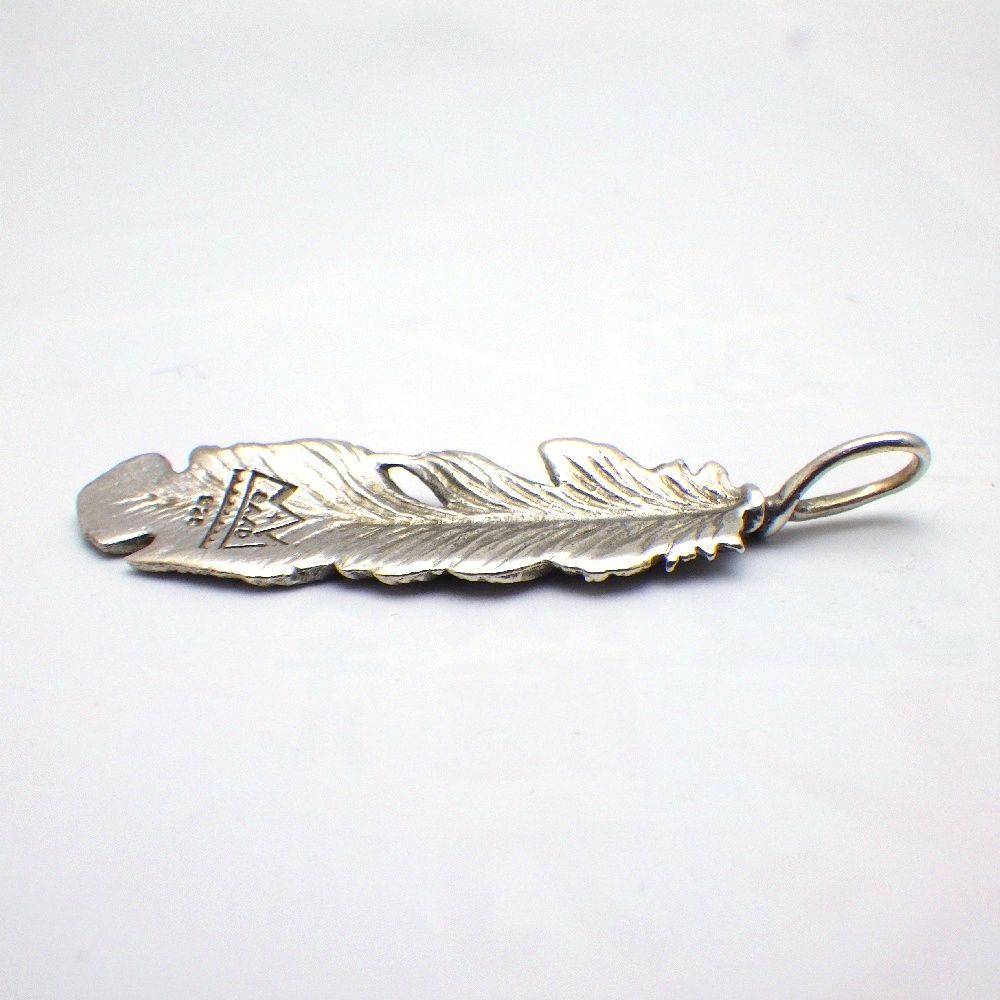 SAAD サード 925 フェザー ペンダントトップ SILVER シルバー 羽 羽根