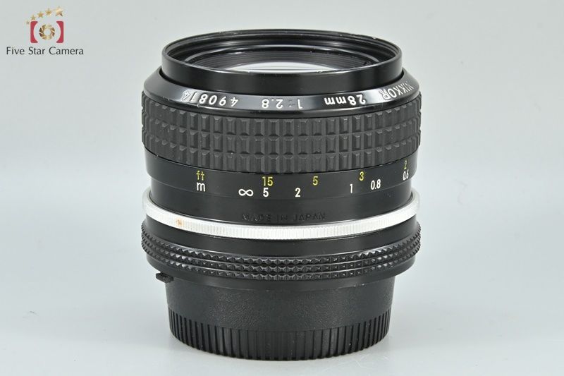 Nikon ニコン 【中古】Nikon ニコン Ai NIKKOR 28mm f/2.8 単焦点