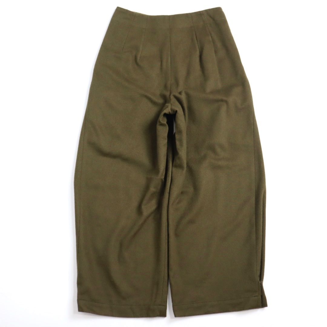 Vintage archive Max Mara SPORTMAX wool military wide croped cargo pants クロップド ワイド バギー カーゴパンツ ミリタリーパンツ