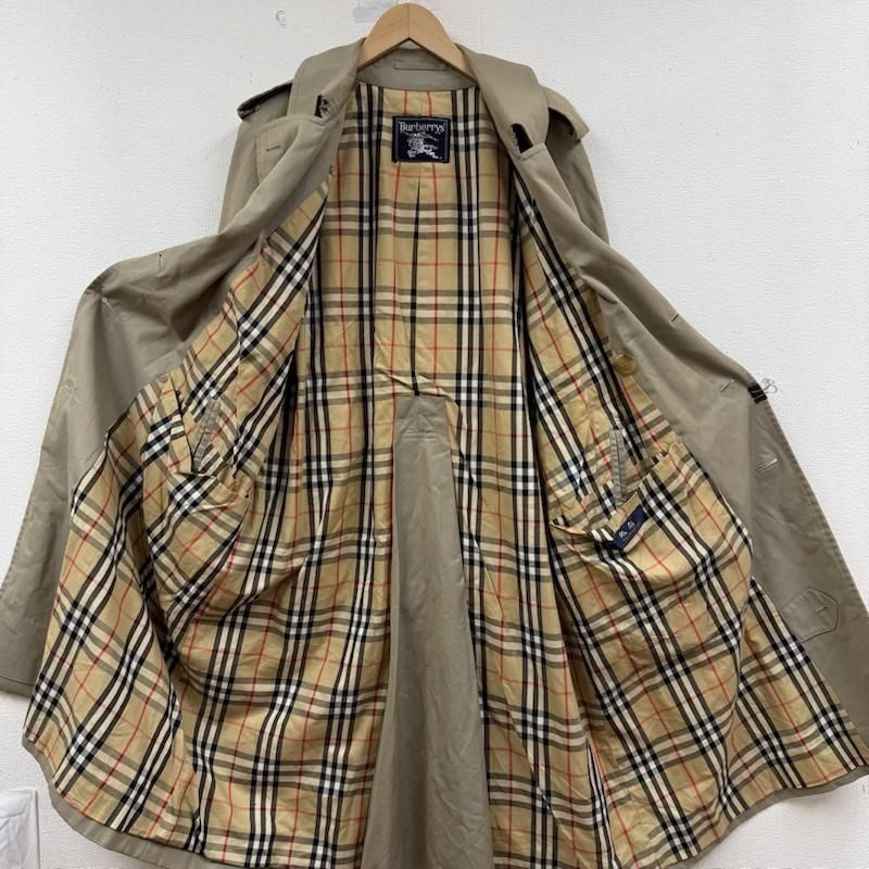 バーバリーズ トレンチコート 裏地 ノバチェック 名前入り レディース