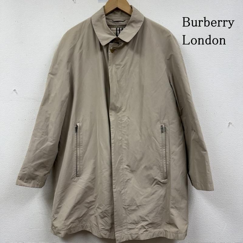 バーバリーロンドン ステンカラー コート バルマカーン ロング ジャケット ボタン ノバチェック レディース M ISItems 古着