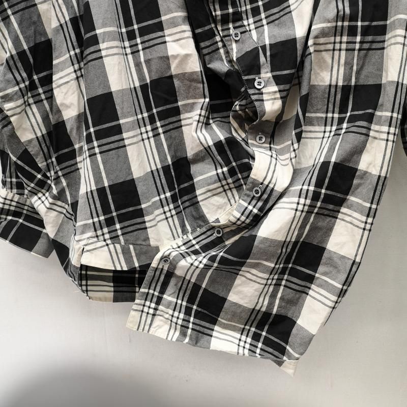 アンリアレイジ ANREALAGE アンシーズン ball shirts チェック ボール