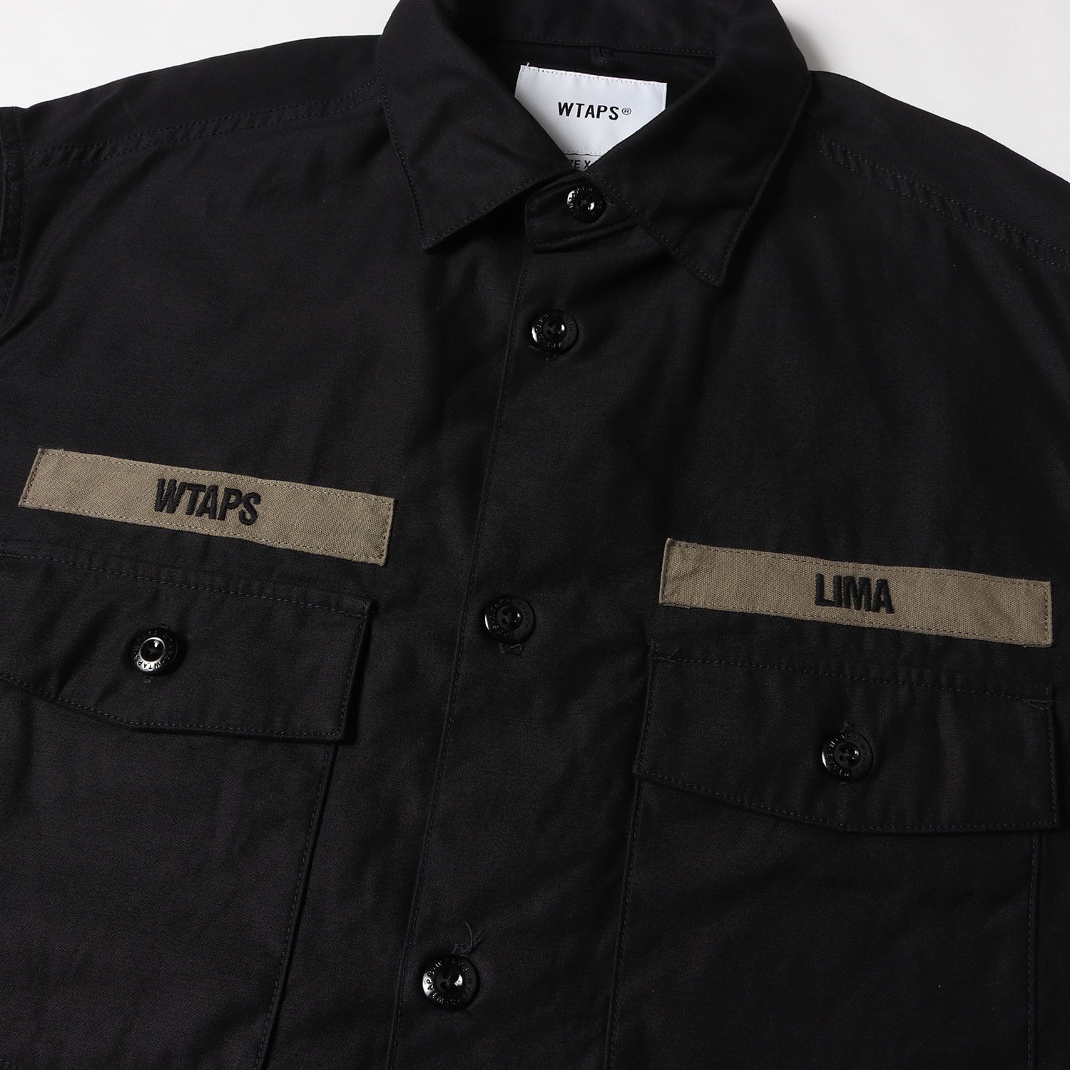美品】WTAPS ダブルタップス シャツ ブラック 黒 サイズ:L | 24AW