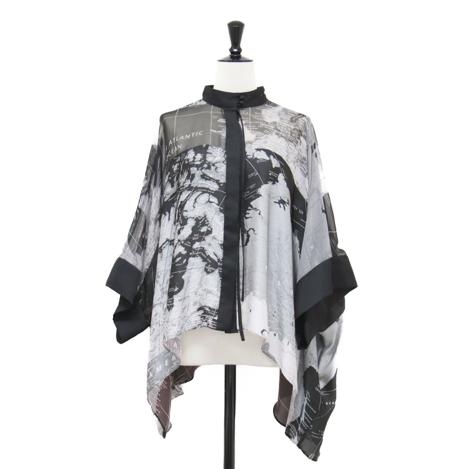 Sacai サカイ ブラウス ブラック系 黒 サイズ:2(M) | 20春夏 シアー