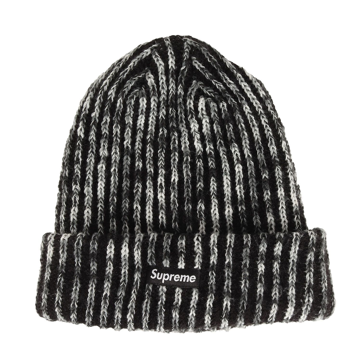 Supreme シュプリーム ビーニー ブラック 黒 | 24 AW レインボー ルーズゲージ ニット Rainbow Loose Gauge Beanie ブランド 帽子 ニットキャップ メンズ